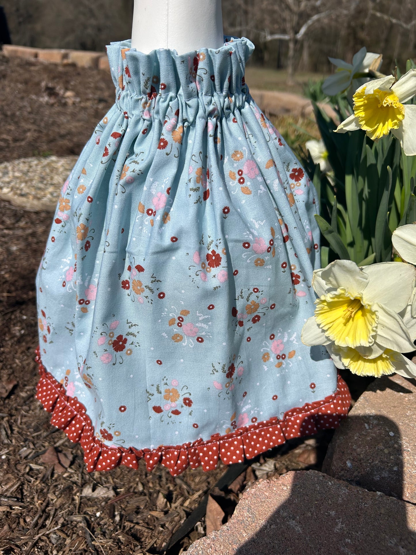 Dusty Blue Blossom 23"