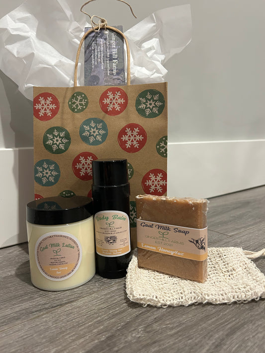Goat Milk Gift Bundle - Lemon Honey