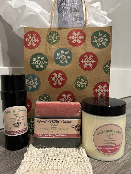 Goat Milk Gift Bundle - Black Raspberry Vanilla
