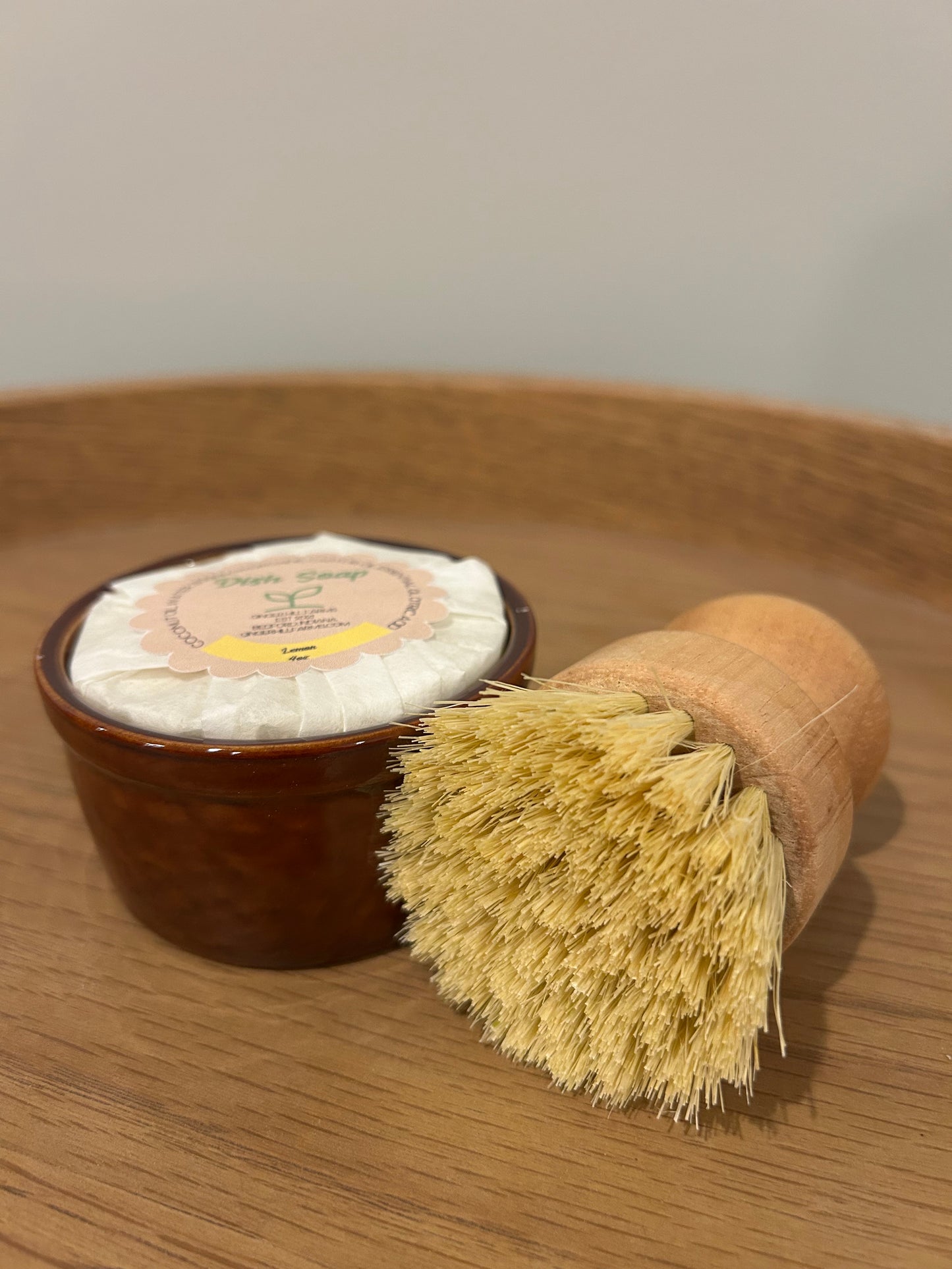 Solid Dish Soap Set - Lemon