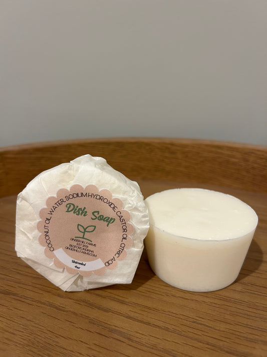 Solid Dish Soap - Unscented