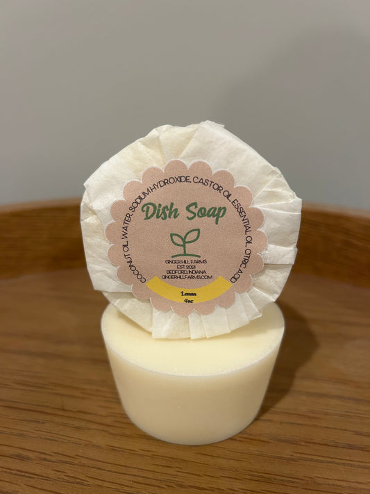Solid Dish Soap - Lemon
