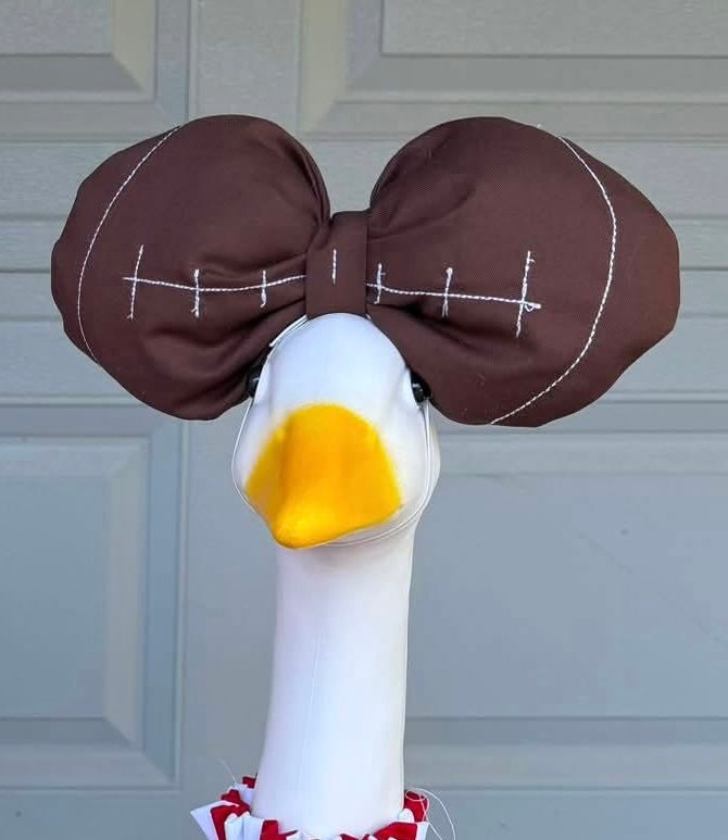 Porch Goose Football Bow